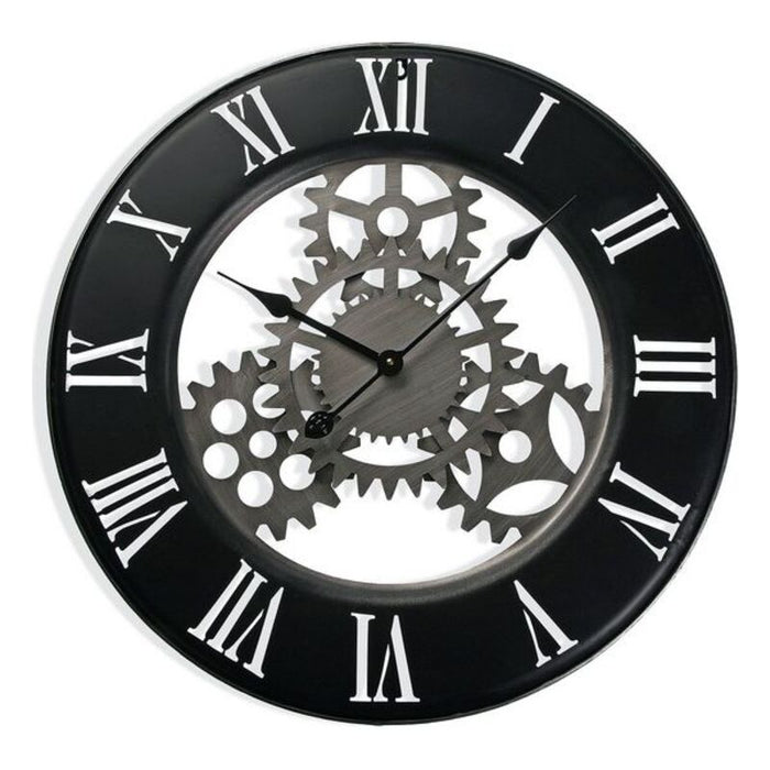 Reloj de Pared Madera MDF y metal (4,5 x 63 x 63 cm)