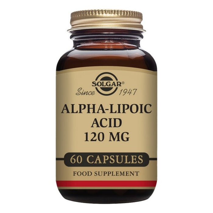 Ácido Alfa-Lipoico Solgar 120 mg (60 Cápsulas)