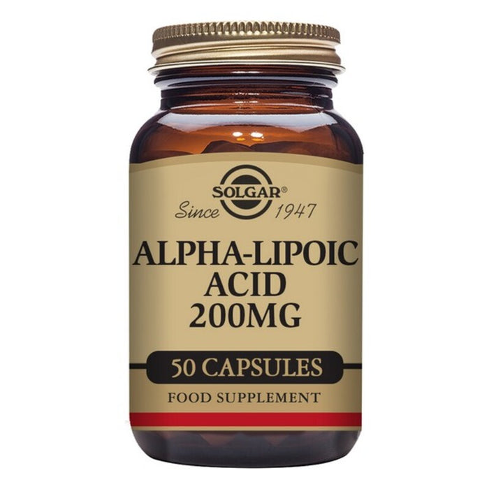 Ácido Alfa-Lipoico Solgar 200 mg (50 Cápsulas)