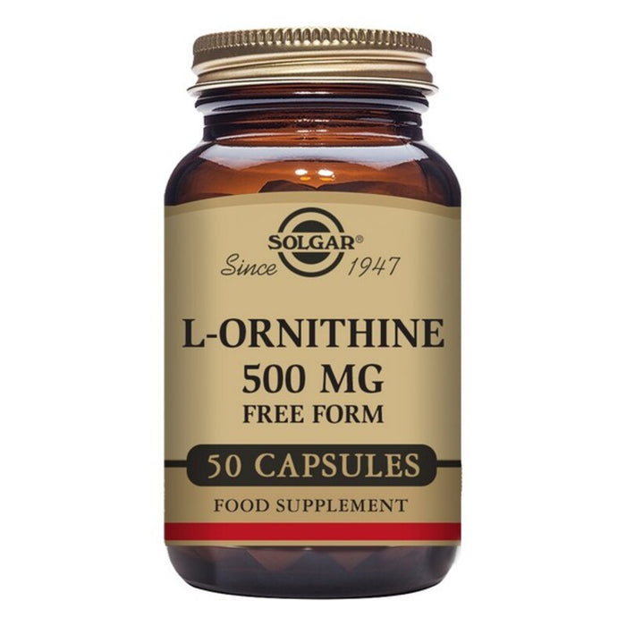 L-Ornitina Solgar 500 mg (50 Cápsulas)