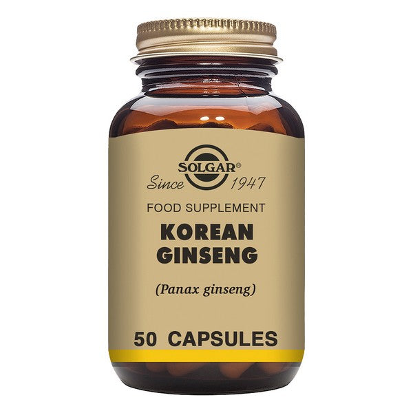 Ginseng Coreano Extracto de Raíz Solgar