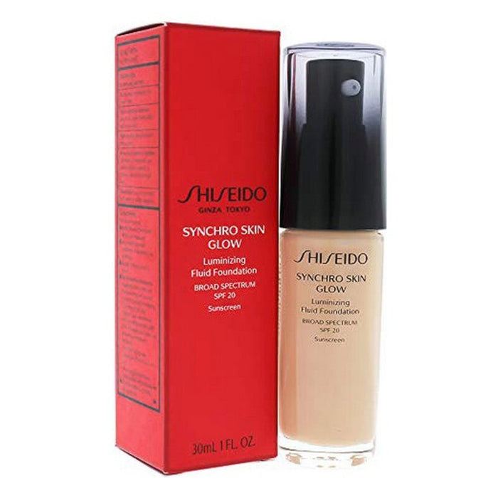 Base de Maquillaje Fluida Synchro Skin Glow Shiseido N4 (30 ml)