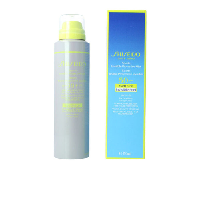 Bruma Solar Protectora Sports Invisible Shiseido Spf 50+ 50+ (150 ml)