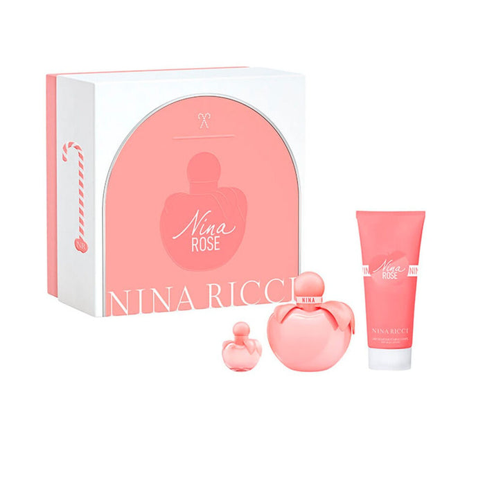 Set de Perfume Mujer Nina Ricci Nina Rose (3 pcs)