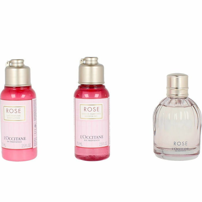 Set de Perfume Mujer L'Occitane En Provence Rose EDC (3 pcs)