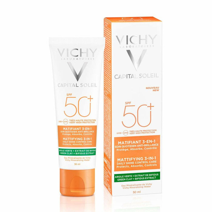 Crema Facial Vichy Capital Soleil 3 en 1 Matificante (50 ml)
