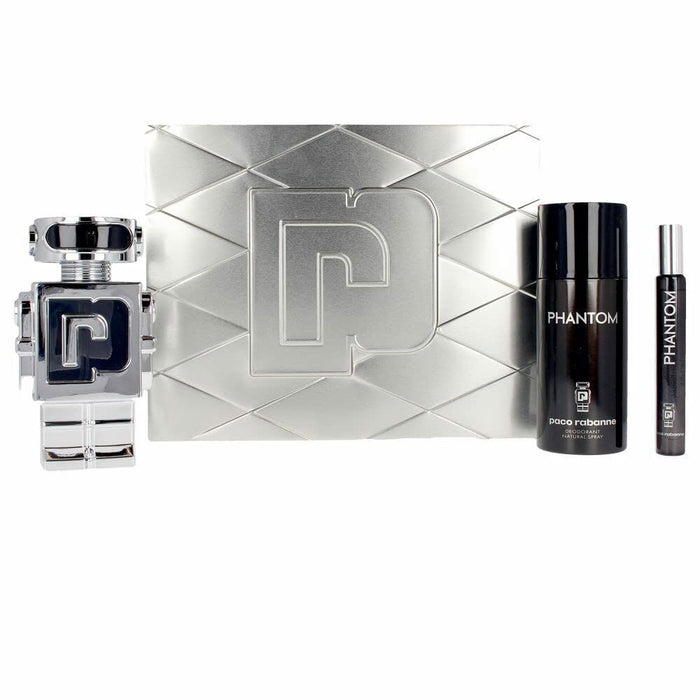 Set de Perfume Hombre Paco Rabanne Phantom (3 pcs)