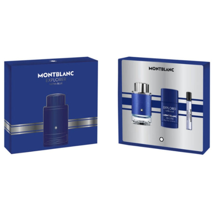 Set de Perfume Hombre Montblanc Explorer Ultra Blue (3 pcs)
