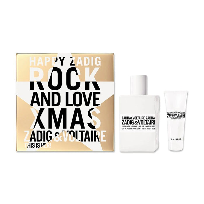 Set de Perfume Mujer Zadig & Voltaire This Is Her Rock and Love Xmas (2 pcs)
