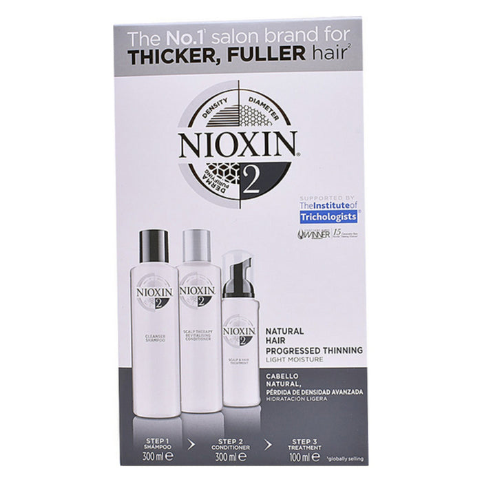 Set de Cosmética Unisex Nioxin System 2 Tratamiento Anticaída (3 pcs)