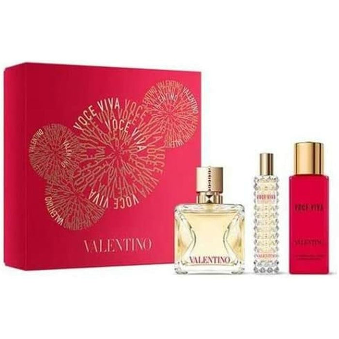 Set de Perfume Mujer Valentino Voce Viva (3 pcs)