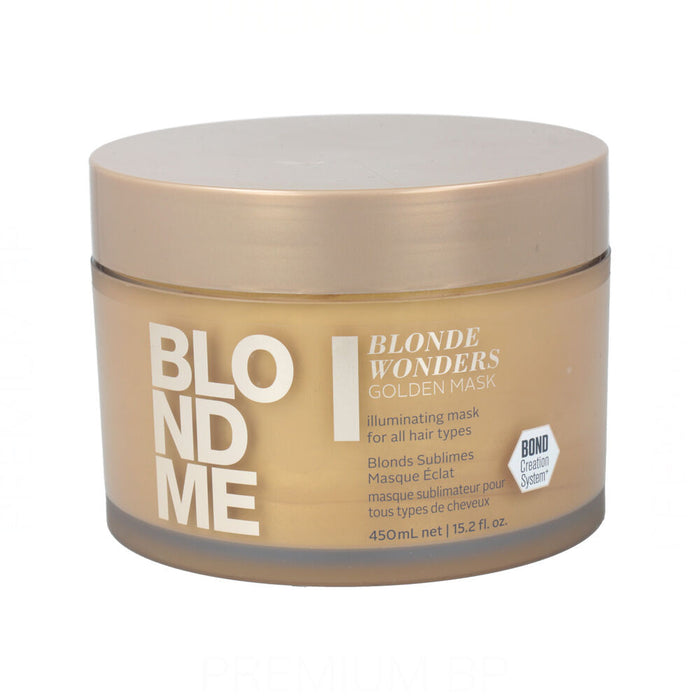 Mascarilla Aclarante Rubios Schwarzkopf  Blondme Blonde Wonders Golden (450 ml)
