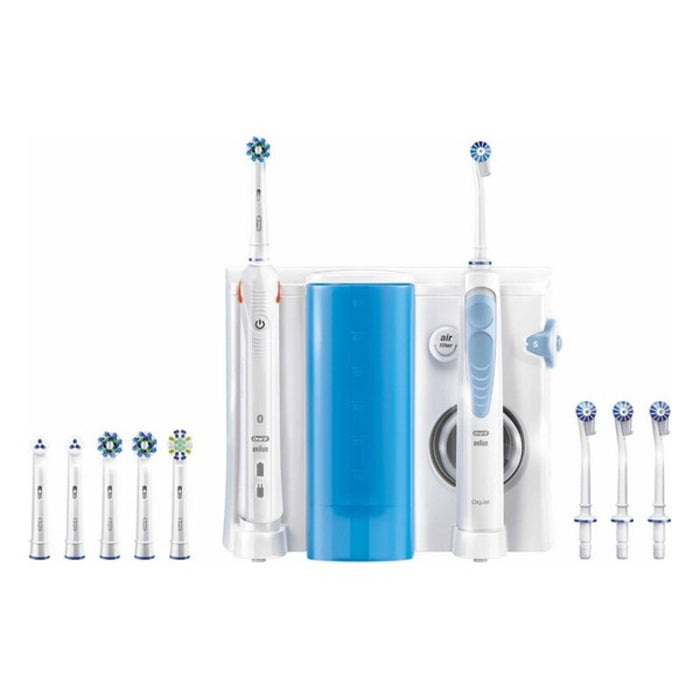 Cepillo de Dientes Eléctrico + Irrigador Dental Oral-B SMART5000+OXYJET Bluetooth Blanco