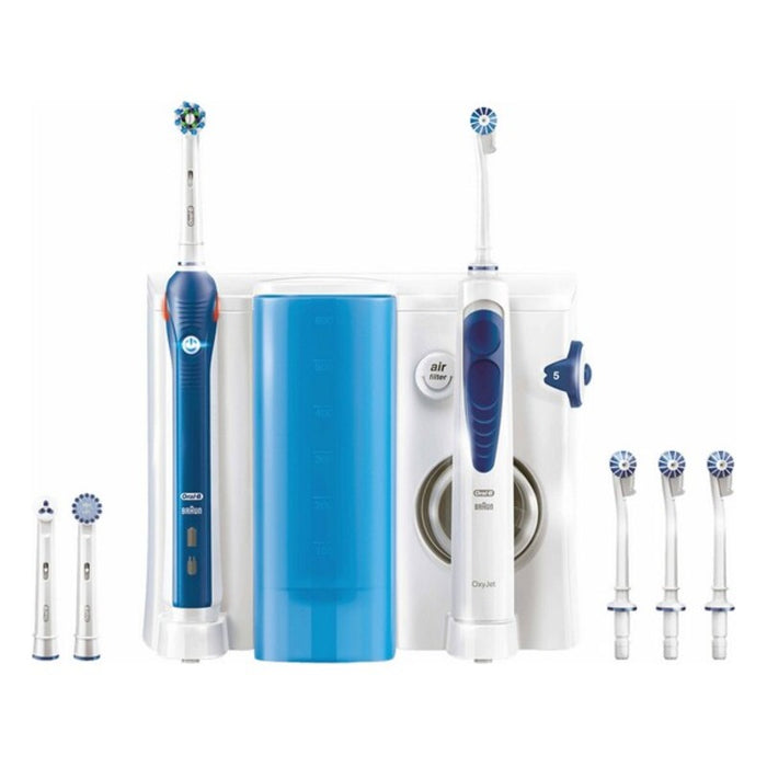 Cepillo de Dientes Eléctrico + Irrigador Dental Oral-B OC501 Blanco Azul