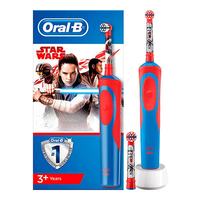 Cepillo de Dientes Eléctrico Oral-B Star Wars Rojo Azul