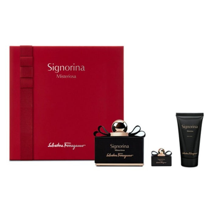 Set de Perfume Mujer Signorina Misteriosa Salvatore Ferragamo EDP (3 pcs) (3 pcs)