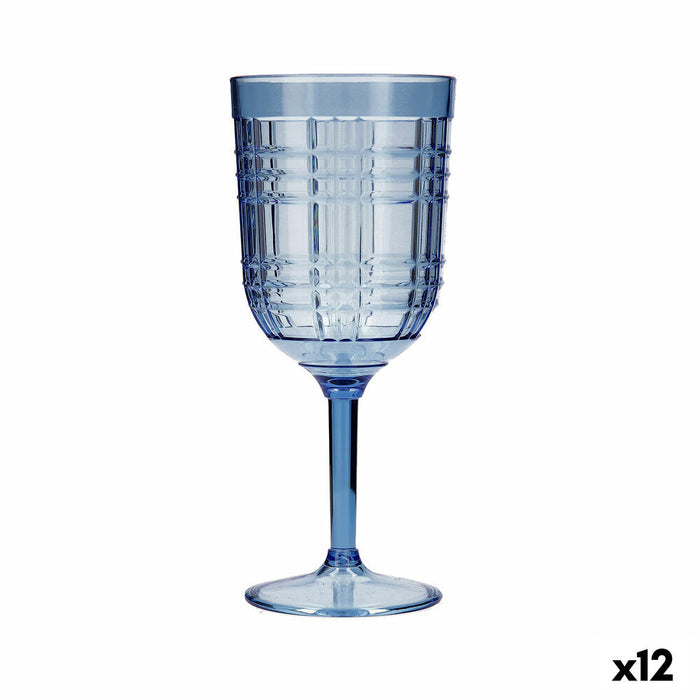 Copa de vino Quid VIBA Azul Plástico (42 cl) (Pack 12x)