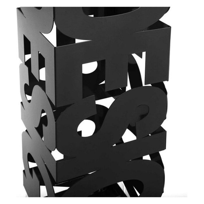 Paragüero Versa Design Negro Metal (19 x 52 x 19 cm)