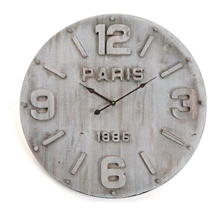 Reloj de Pared Versa Madera MDF y metal (4,5 x 60 x 60 cm)