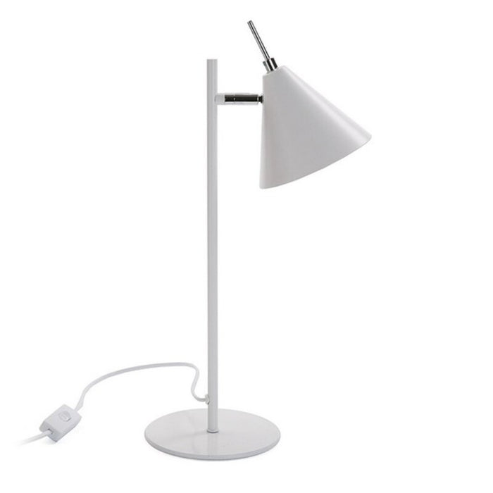 Lámpara de escritorio Versa Swing White Metal (15 x 41 x 23 cm)
