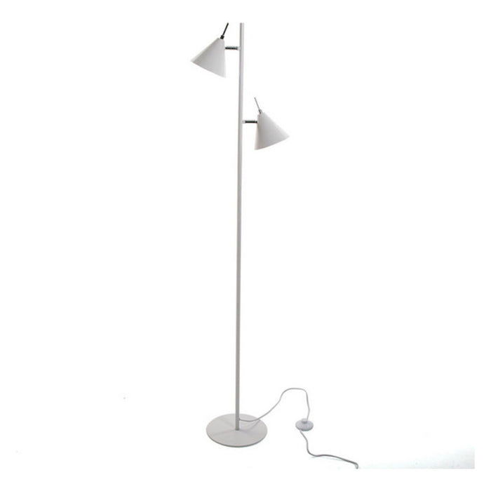 Lámpara de escritorio Versa Swing White Metal (23 x 150 x 31 cm)