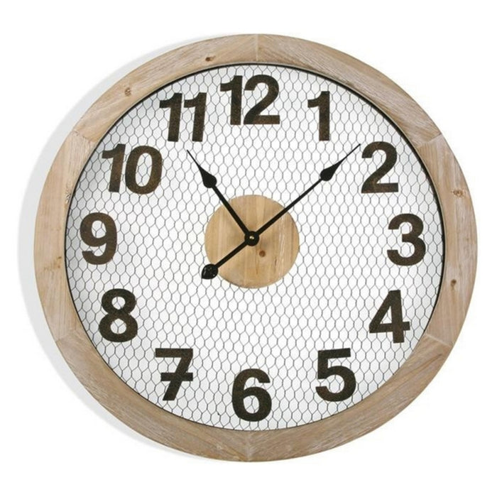 Reloj de Pared Versa Metal Madera MDF y metal (4,5 x 70 x 70 cm)