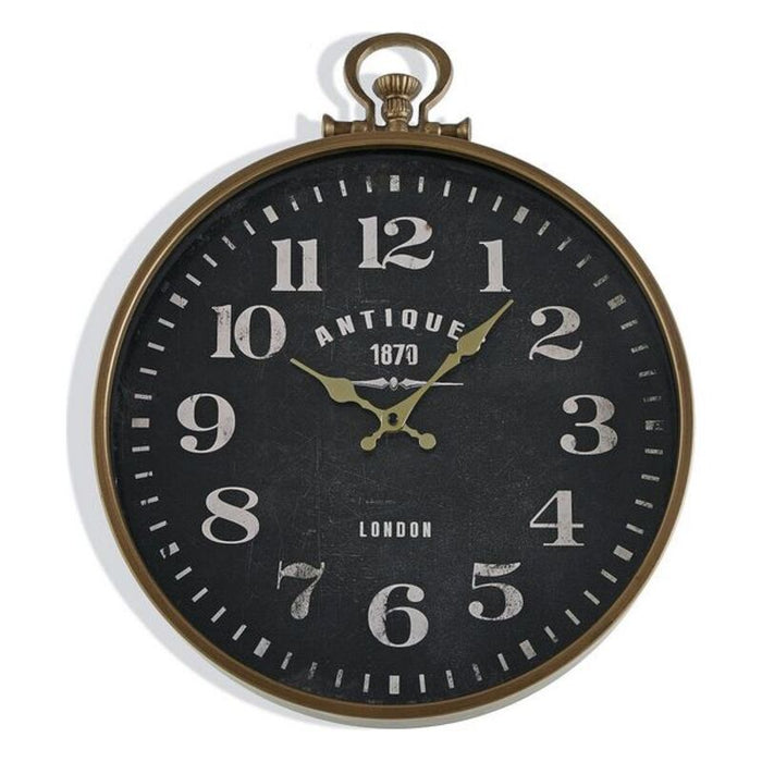 Reloj de Pared Versa Antiques Metal Madera MDF (6 x 49,5 x 40 cm)