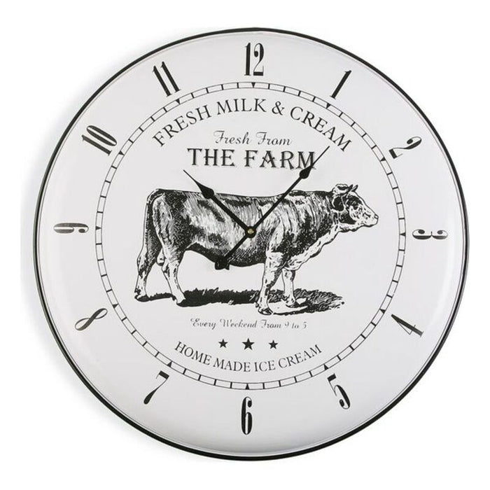 Reloj de Pared Versa Madera MDF y metal (5 x 61,5 x 61,5 cm)