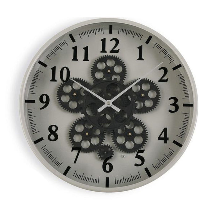 Reloj de Pared Versa Metal Madera MDF y cristal (6,5 x 36 x 36 cm)