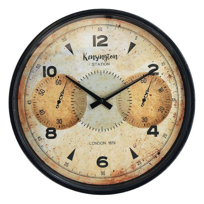 Reloj Versa Madera MDF y metal (39 x 5,2 x 39 cm)