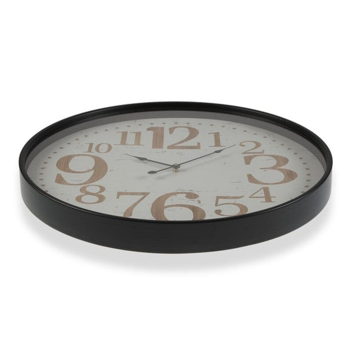 Reloj de Pared Versa Madera MDF y metal (6 x 60 x 60 cm)
