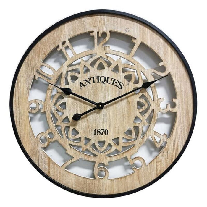 Reloj de Pared Versa Madera MDF y metal (4,5 x 60 x 60 cm)