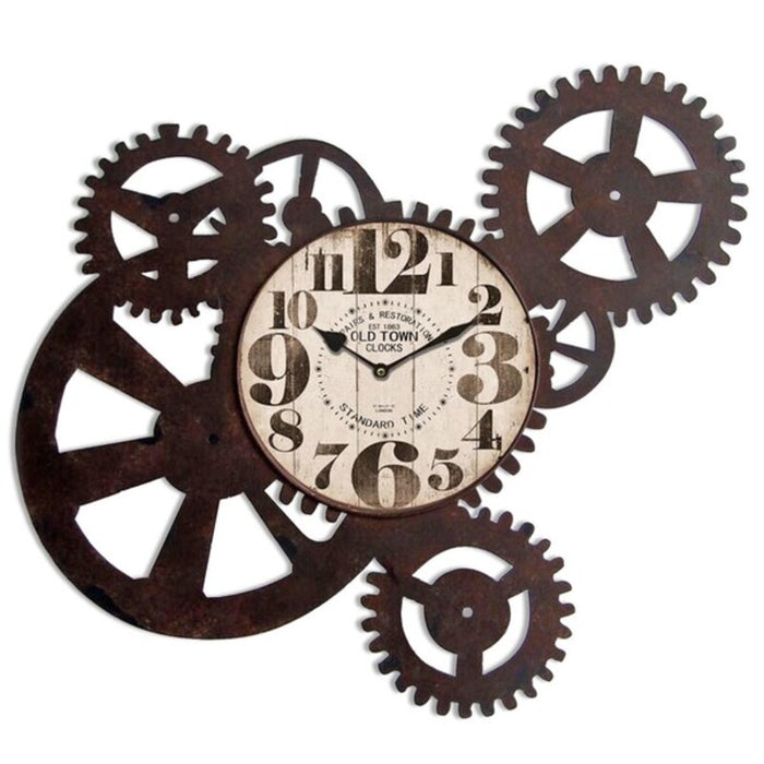 Reloj de Pared Versa Metal (4,3 x 51,7 x 54 cm)