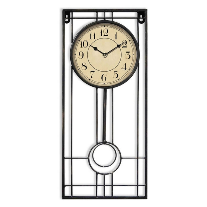 Reloj de Pared Versa Metal (4,5 x 45 x 20 cm)