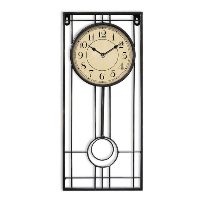 Reloj de Pared Versa Metal (4,5 x 45 x 20 cm)