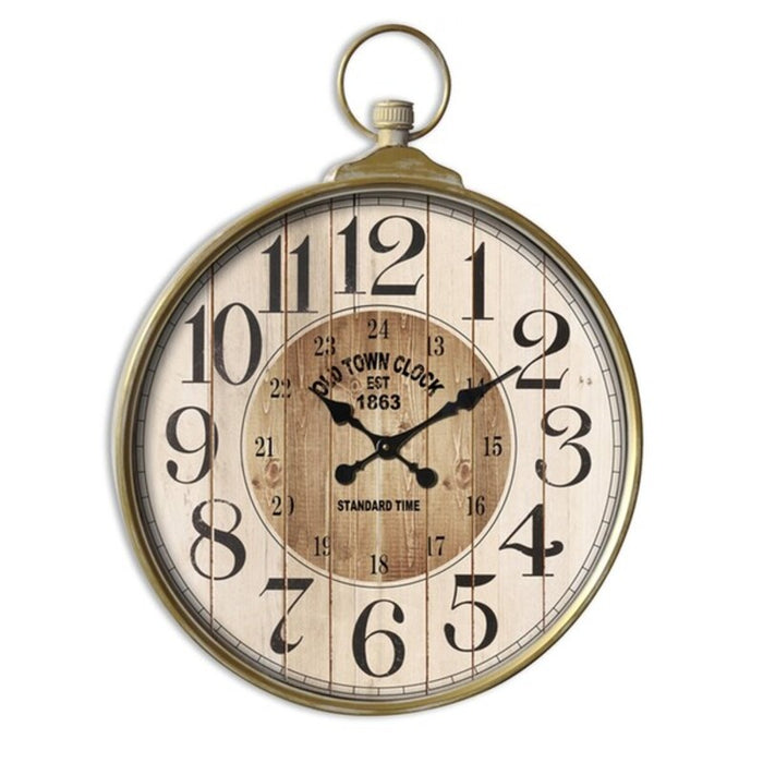 Reloj de Pared Versa Old Town Metal (5,5 x 85 x 67 cm)