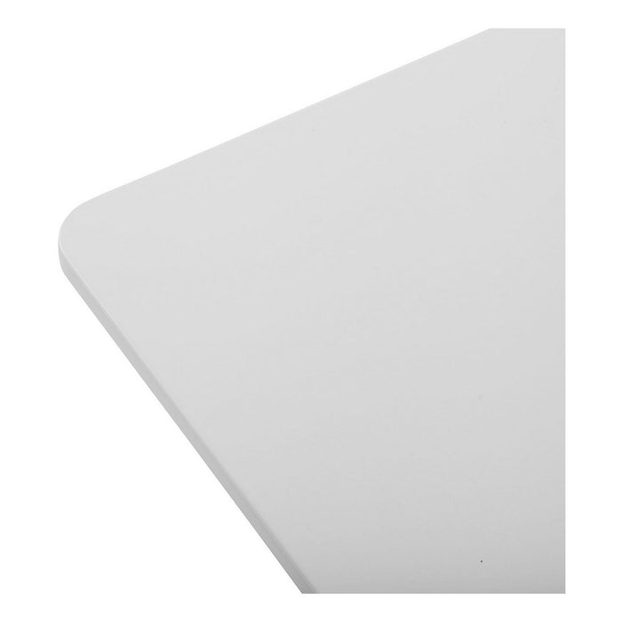 Mesa de Comedor Versa Anika Blanco Metal Madera MDF (80 x 75 x 120 cm)