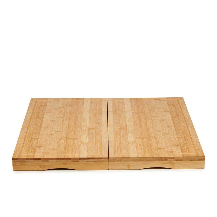 Set Tabla de cortar Bambú Natural (2 Piezas) (28 x 54 x 4 cm)
