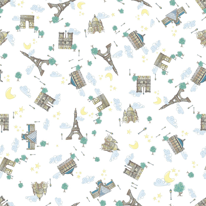 Capa de Baño Bebe. Francia - Eiffel Textile