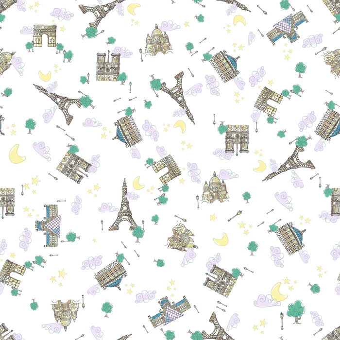 Capa de Baño Bebe. Francia - Eiffel Textile