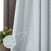 Cortina Jaspeada Lisa Anillas 150x260 cm - Eiffel Textile
