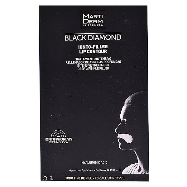 Tratamiento Antiedad para Contorno de Labios Black Diamond Martiderm (4 pcs)