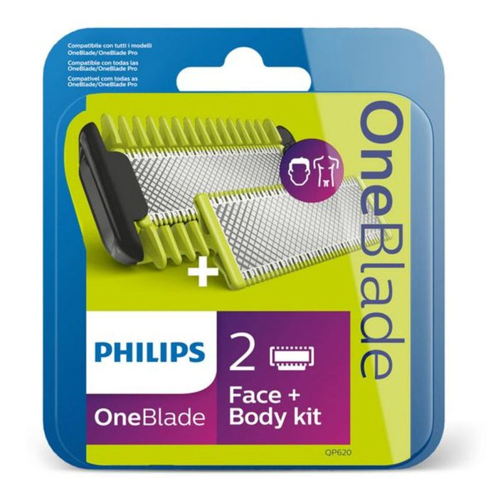 Recambios para Cuchilla de Afeitar Philips QP620 Verde