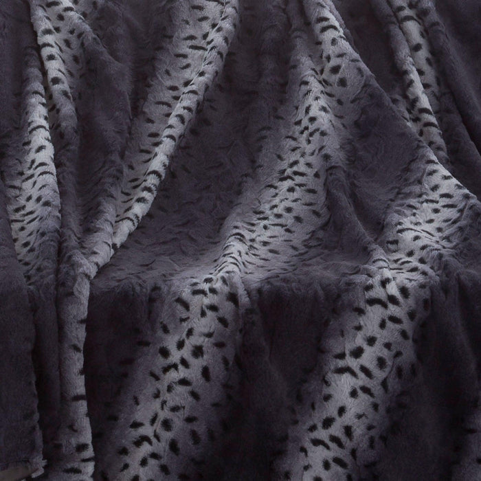 Antilo Manta Plaid Multiusos Modelo Baikal Tonos Gris 130x170 cm - Eiffel Textile