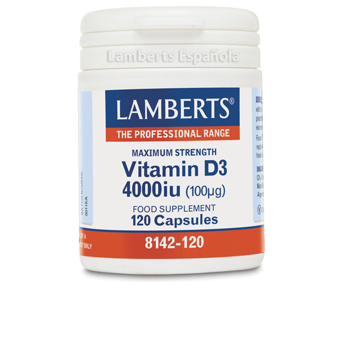 Cápsulas Lamberts Vitamina D3 (120 uds)